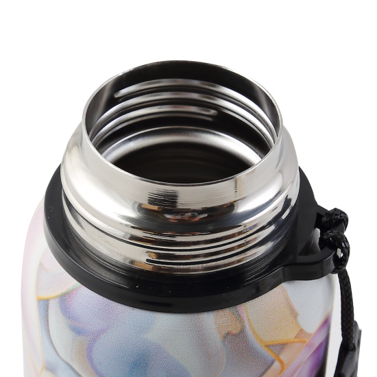 Термос стальной, 600 мл, термопечать, колба сталь нержавеющая, цвет с рисунком, Пастельный флюид, FIORENZO, 253163 Термос стальной, 600 мл, термопечать, колба сталь нержавеющая, цвет с рисунком, Пастельный флюид, FIORENZO, 253163