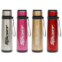 Термос стальной, 800 мл, колба сталь нержавеющая, 4 вида, Sport, КОКОС, 253529