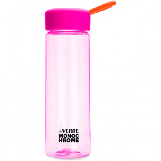 Бутылка пластик, 500 мл, цвет розовый Monochrome deVENTE 8090938