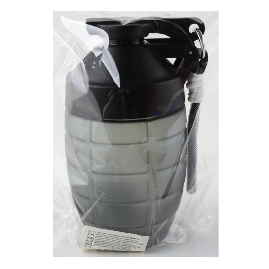 Бутылка, пластик, 600 мл, ассорти 3 вида, ручка-петля, шейкер, Граната, КОКОС, 252598