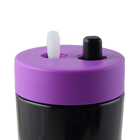 Бутылка, пластик, 950 мл, ассорти 4 вида, ручка-петля, КОКОС, 252592