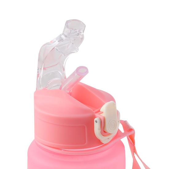 Бутылка, пластик, 2600мл+1200мл+700мл, ассорти 4 вида, трубочка, ручка, КОКОС, 253559