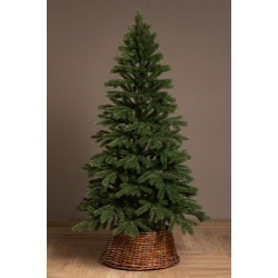 Ель, Ивановская, 170 см, тип хвои литая, подставка пластиковая, цвет зеленый, MaxChristmas, ЕЛИВН/ЕИВН 17