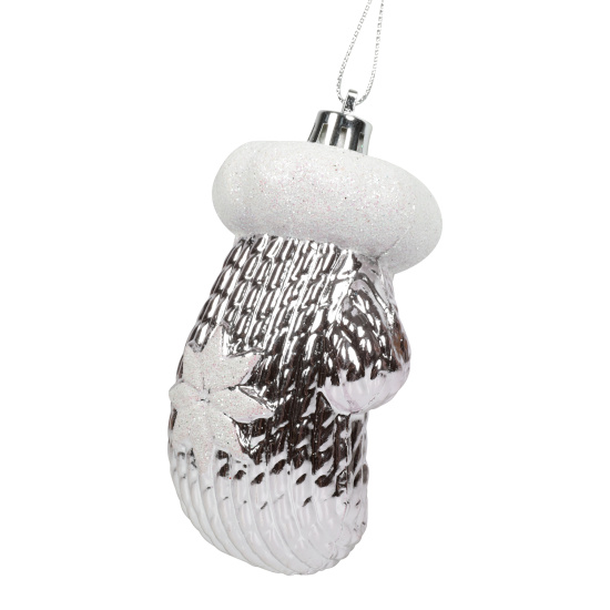 Украшение, Варежка, 9 см, пластик, цвет розовый, ЛЬДИНКА, 253350