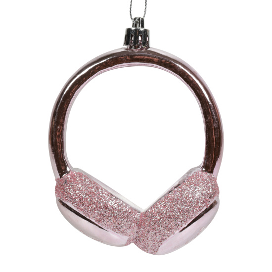 Украшение, Наушники, 10,5 см, пластик, цвет розовый, ЛЬДИНКА, 253351