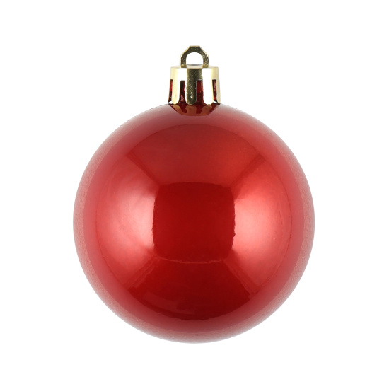 Набор украшений, Перламутр, 6 см, 12 шт, пластик, цвет красный, ЛЬДИНКА, 253214