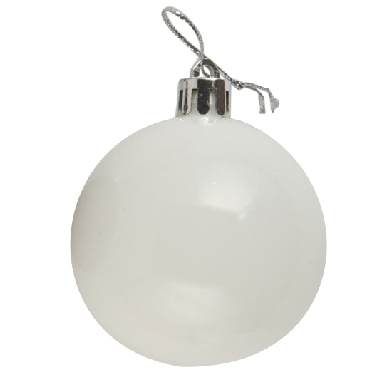 Набор украшений, Шары, Микс, 6 см, 16 шт, пластик, цвет черный/белый, ЛЬДИНКА, 212446