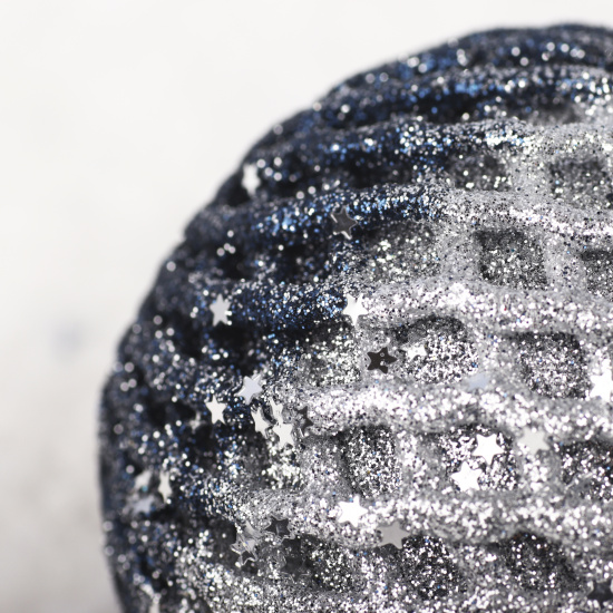 Набор украшений, Dark Night, 8 см, 10 шт, пластик, ассорти 3 вида, цвет синий, ЛЬДИНКА, 212548