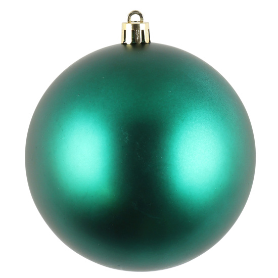Набор украшений, Шары, 10 см, 3 шт, пластик, ассорти 2 вида, цвет темно-зеленый, ЛЬДИНКА, 241888