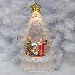 Фигура светодиодная музыкальная, Ёлочка, 28 см, пластик, гель, ЛЬДИНКА, 217802