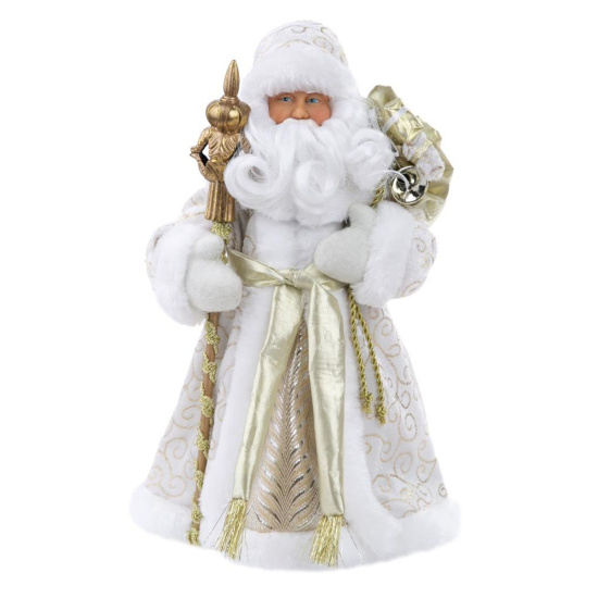 Украшение Кукла Дед Мороз 30см, пластик/ткань Феникс-Презент 80155