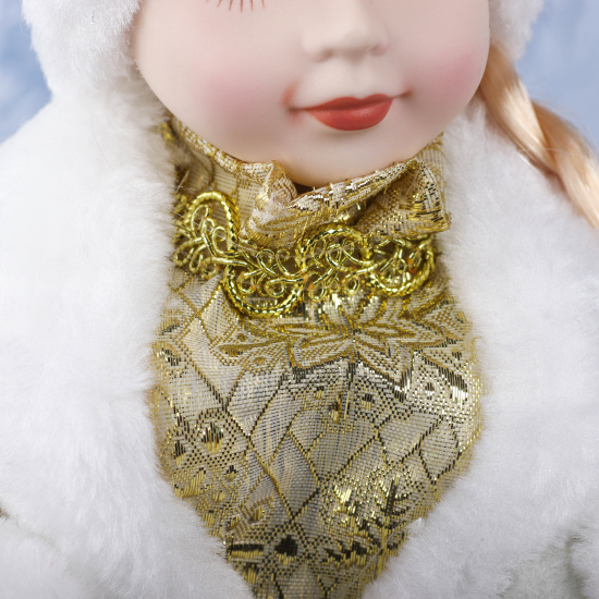 Украшение Кукла Снегурочка 45см, золото ЛЬДИНКА 212389