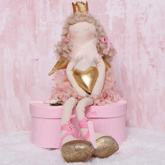 Украшение Кукла Девочка-ангел 42 см, ткань ЛЬДИНКА 209922