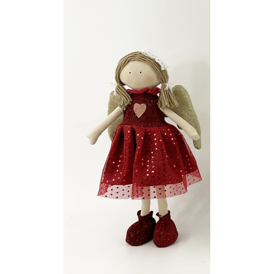 Украшение Кукла Девочка-ангел 39см, ткань ЛЬДИНКА 209923