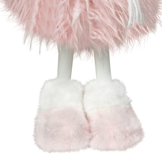 Украшение Кукла, Девочка-ангел, 41 см, текстиль, пластик, розовый, ЛЬДИНКА, 253199