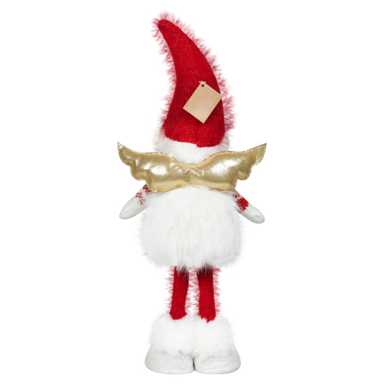 Украшение Кукла, Девочка-ангел, 43 см, текстиль, пластик, белый/красный, ЛЬДИНКА, 253198