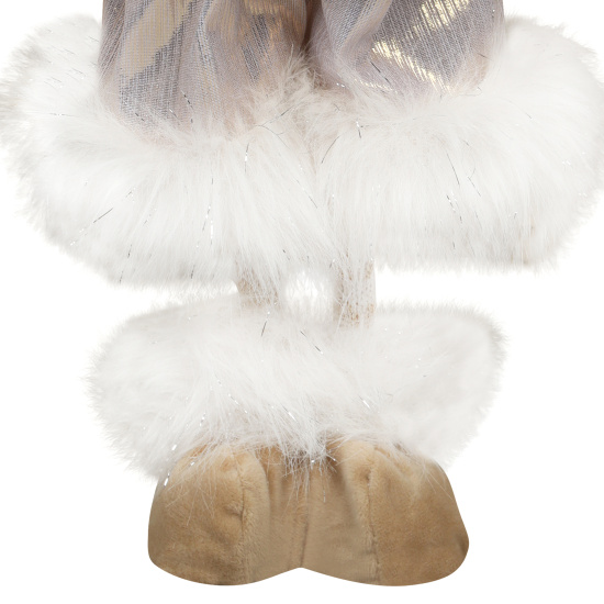 Украшение Кукла, Северный мальчик, 42 см, текстиль, пластик, белый, ЛЬДИНКА, 253255