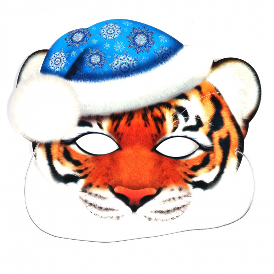 Маска карнавальная Тигра Мир открыток 3-03-5077А