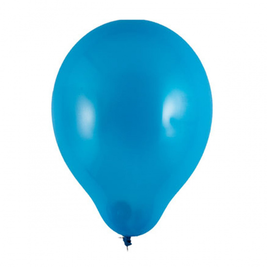 Шар воздушный латекс, 13см, цвет голубой, 100шт Pastel BELBAL 1102-0423