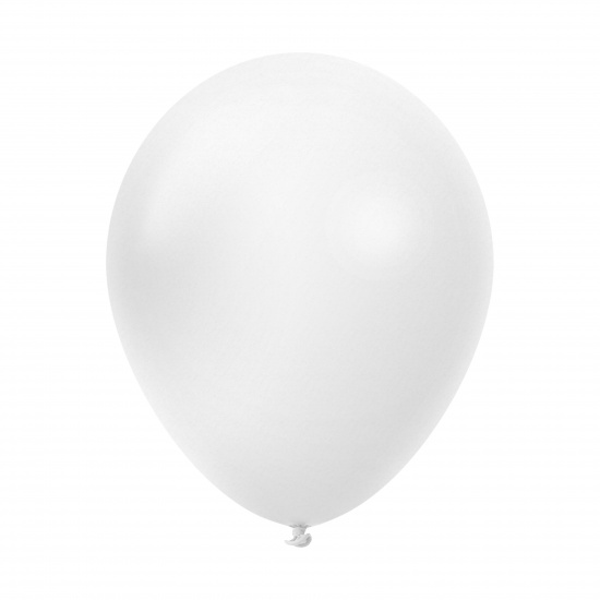 Шар воздушный латекс, 13см, цвет белый, 100шт Pastel BELBAL 1102-0414
