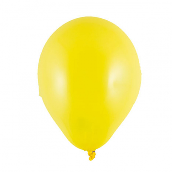 Шар воздушный латекс, 13см, цвет желтый, 100шт Pastel BELBAL 1102-0415