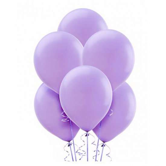 Шар воздушный латекс, 25см, цвет фиолетовый, 100шт Macaroon Pastel КОКОС 210110