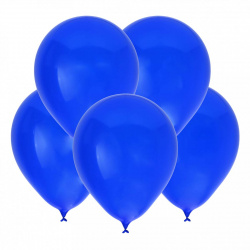 Шар воздушный латекс, 25см, цвет синий, 100шт КОКОС 210120