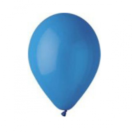 Шар воздушный латекс, 25см, цвет синий, 50шт Pastel BELBAL 1102-0123