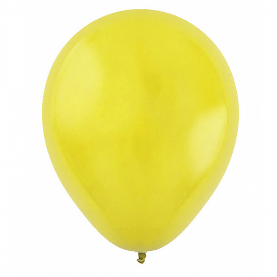 Шар воздушный латекс, 30 см, цвет желтый, 50 шт Микрос ч02441