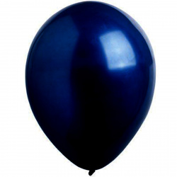 Шар воздушный 30см Пастель БиКей Ч00847 темно-синий