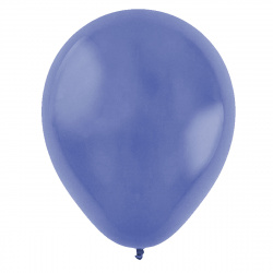 Шар воздушный латекс, 30 см, цвет синий, 50 шт Pastel Микрос Ч02448