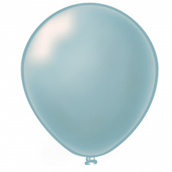 Шар воздушный латекс, 30 см, цвет светло-голубой, 50 шт Пастель Light blue Микрос Ч02447