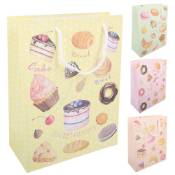 Пакет подар 26*32*12 Sweetmeats мат лам выб лак блест 200389 КОКОС ассорти 4 вида