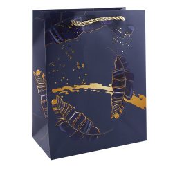 Пакет подарочный, Gold Tropic, 18*23*10 см, картон, ручка шнурок, FIORENZO, 242563