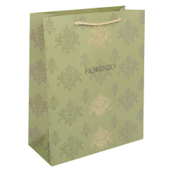 Пакет подарочный, Белладжо, 26*32*12 см, картон, ручка шнурок, FIORENZO, 270082