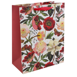Пакет подарочный 26*32,4*13 BrunoVisconti Flora Пионы 2-852/05