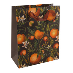 Пакет подарочный 26*32,4*13 BrunoVisconti Flora Paradise Oranges 2-852/15