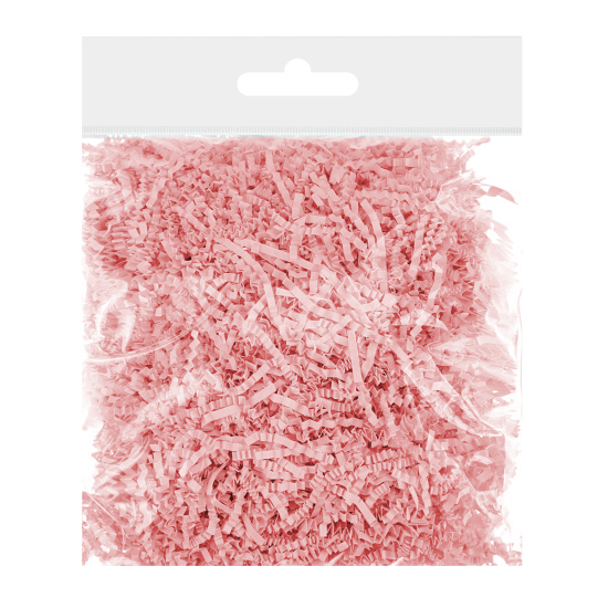 Стружка бумажная декоративная Пастель 100 гр, розовый Миленд НБ-2105