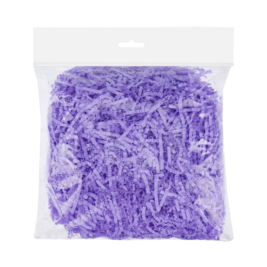 Стружка бумажная декоративная 100 гр, фиолетовый Миленд НБ-2114
