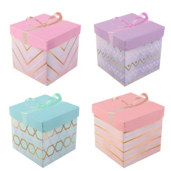 Коробка подарочная Surprise 10*10*10 см, ассорти 4 вида КОКОС 216620