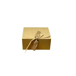 Коробка подарочная, 11,5*11,5*5 см, крафт, КОКОС, 212865/1