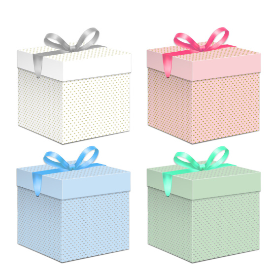 Коробка подарочная, Surprise, 22*22*22 см, ассорти 3 вида, КОКОС, 216622