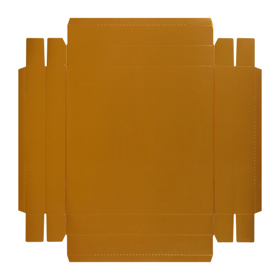 Коробка подарочная, Бант, 30*30*30 см, золото, КОКОС, 253918
