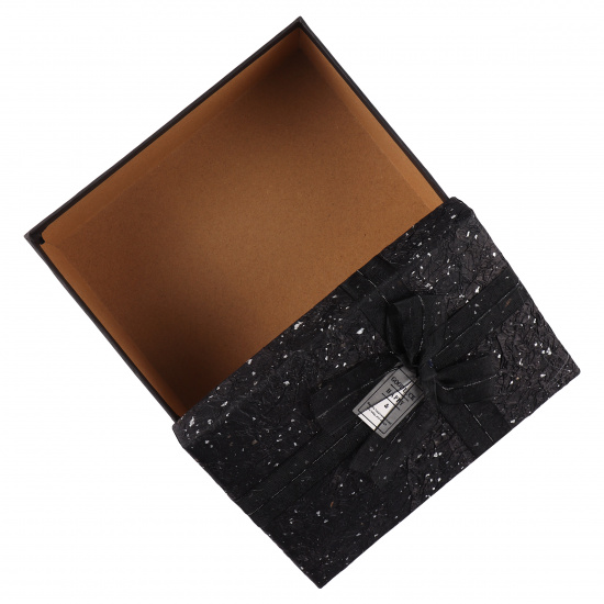 Набор подарочных коробок Shine 3 шт, 16*22,5*9,5-12,5*17,5*6,5 см, черный КОКОС 216572