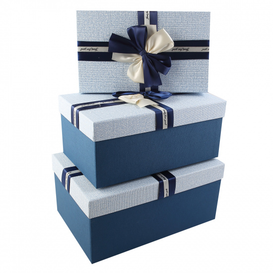 Набор подарочных коробок For you 3 шт, 21*29*16,5-17*23*12,5 см, ассорти 2 вида, ассорти 2 цвета КОКОС 216568