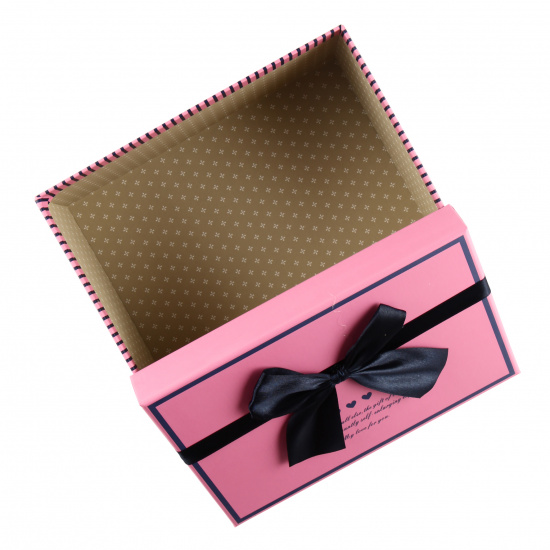 Набор подарочных коробок Style 3 шт, 22*29*13-14*21*10 см, розовый КОКОС 212940