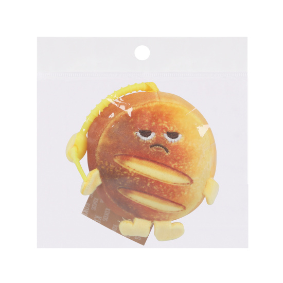 Брелок - мягкая игрушка, Булка, 7 см, плюш, КОКОС, 251530