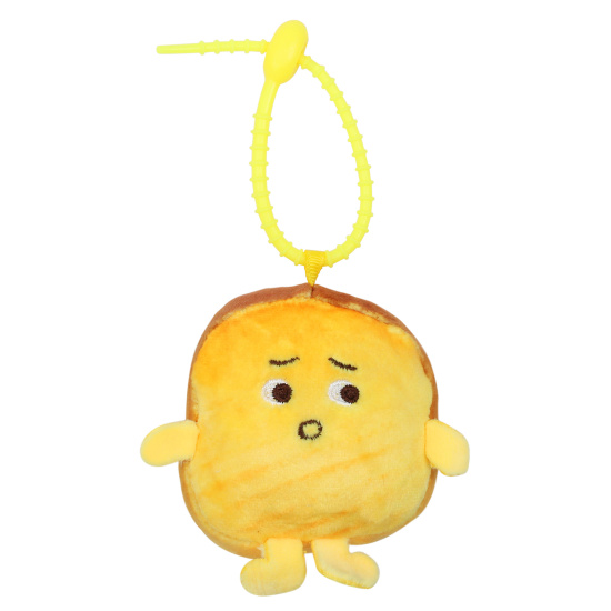 Брелок - мягкая игрушка, Тостик, 7 см, плюш, КОКОС, 251532