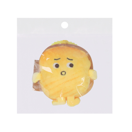 Брелок - мягкая игрушка, Тостик, 7 см, плюш, КОКОС, 251532