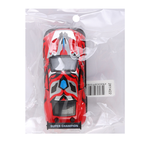 Брелок, Red car, 9,5 см, металл, пластик, КОКОС, 261422